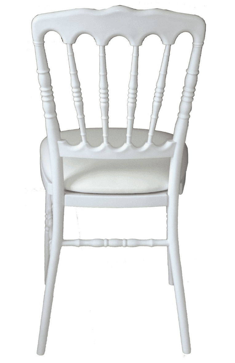 Chaise Napoléon III bois blanc